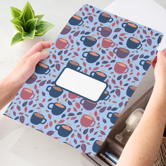 Coffee Cafe Pattern Shipping Envelope Mailer (Desk)