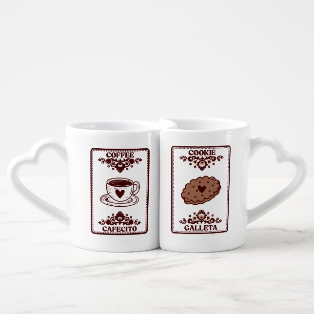 coffee / cafecito mug set (Front Nesting)