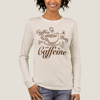 Coffee Caffeine Hugs calm & cozy for coffee lovers Tri-Blend Shirt