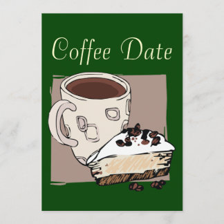 Coffee Cake Invitation
