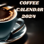 Coffee Calendar<br><div class="desc">“Immerse yourself in the rich aroma of coffee with every glance at this elegantly designed calendar. Each month is artfully accentuated with a unique coffee motif, celebrating the universal passion for this beloved beverage. This tasteful calendar serves as a daily reminder of your favorite moments of indulgence, making it the...</div>