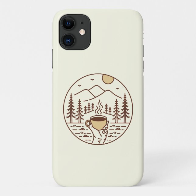 Coffee Camp and Nature 2 Case-Mate iPhone Case (Back)