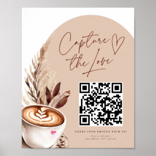 Coffee Capture wih love Poster