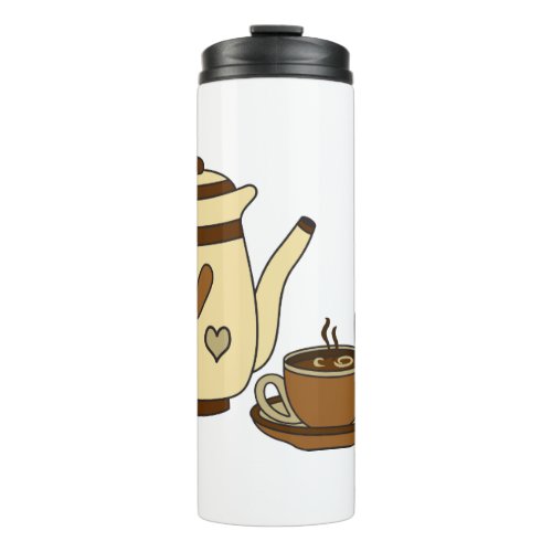 COFFEE CARAFE AND CUPS