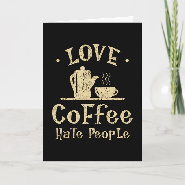 Coffee Card (Front)