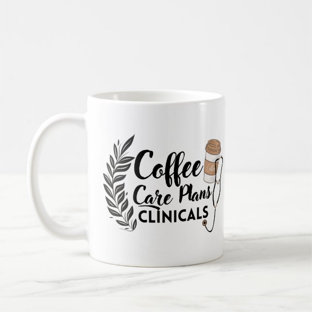 Coffee Care Plans Clinicals Mug (Left)