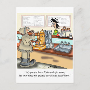 Coffee Cartoon 9391 Postcard