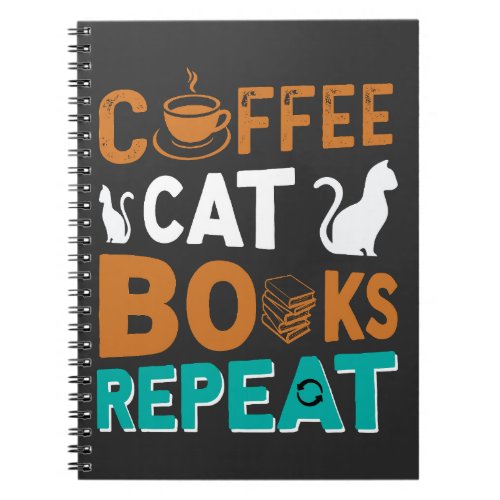 Coffee Cat Books Repeat reading and coffee lovers