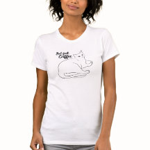 Coffee Cat "But First, Coffee" T-Shirt