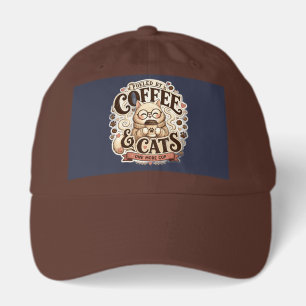  Coffee Cat Fueled By Coffee And Cats   Hat