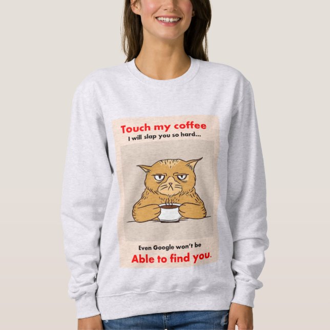 Coffee Cat Sweatshirt (Front)
