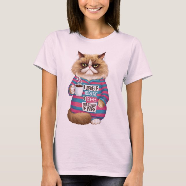 Coffee Cat T-Shirt (Front)