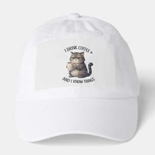 Coffee Cat Wisdom Hat