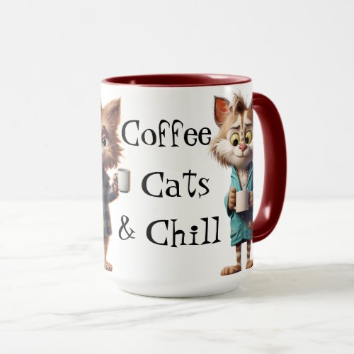 Coffee Cats And Chill Mug