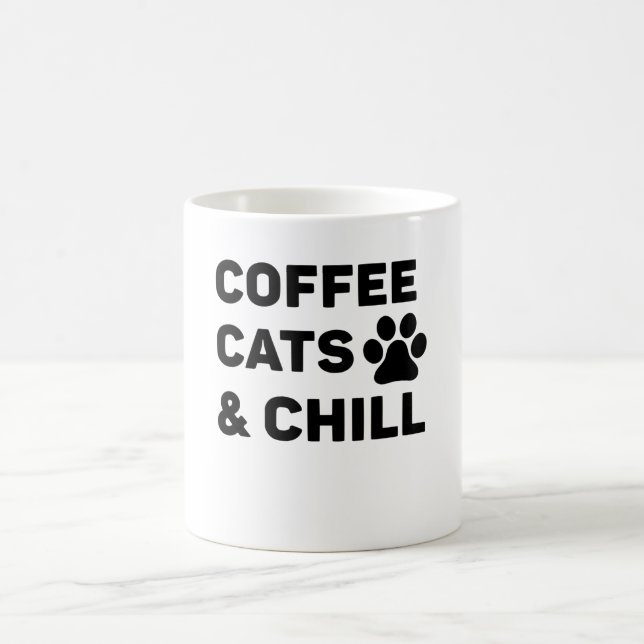 Coffee Cats & Chill Mug (Center)