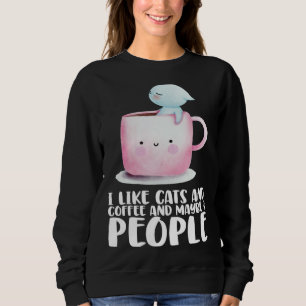 Coffee Cats  Coffee Cat  Cat Coffee Sweatshirt