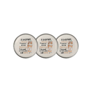 Coffee & Cats – Cute Kawaii Art Golf Ball Marker