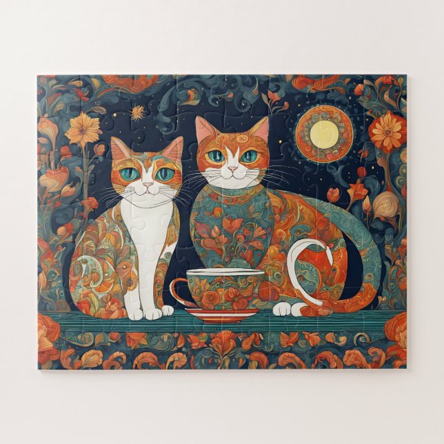 coffee cats puzzle (Horizontal)