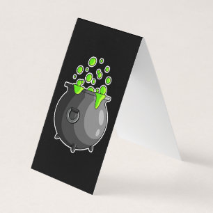Coffee Cauldron Business Card Sign