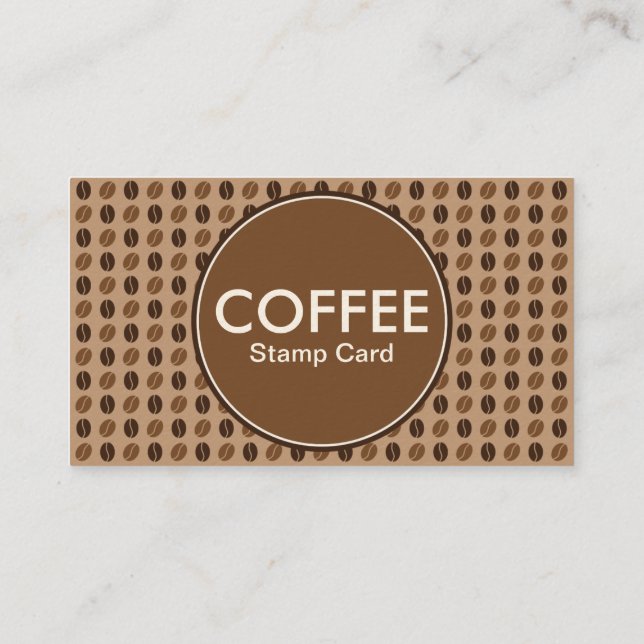 coffee center loyalty card (Back)