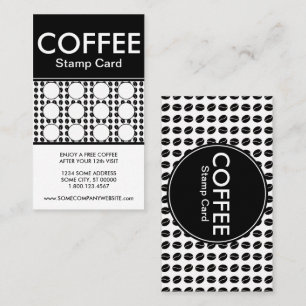 coffee center stamp card