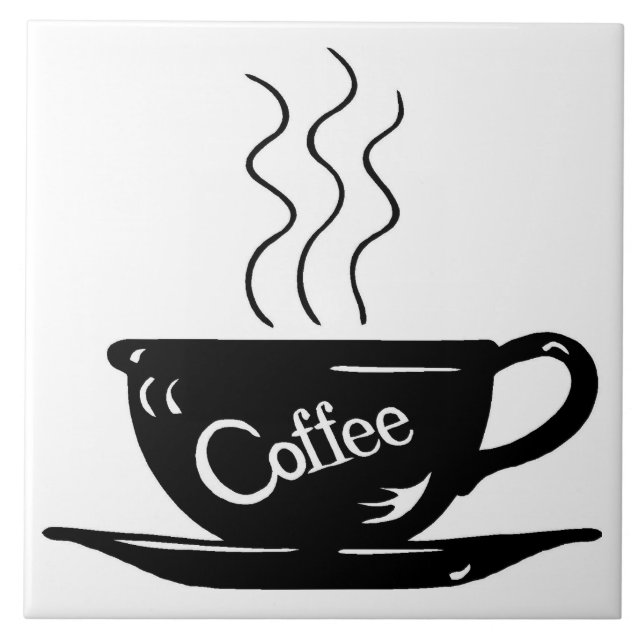 Coffee Ceramic Tile (Front)
