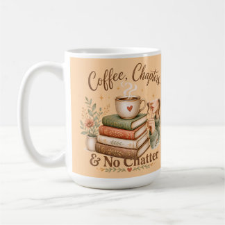 Coffee Chapters No Chatter Cozy Book Lover Mug