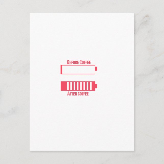 Coffee Charge Postcard (Front)