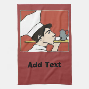 Coffee Chef, add text Towel