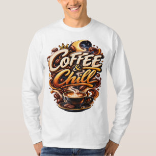 Coffee & Chill Cozy Coffee Lover Retro Espresso  T-Shirt