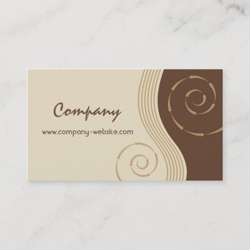 Customizable Coffee &amp; Chocolate Business Card