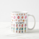 Cute Coffee and Donut Complete Couple Coffee Mug, Zazzle