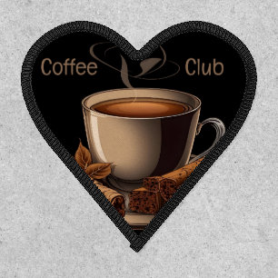 Coffee Club Embroidered Patch
