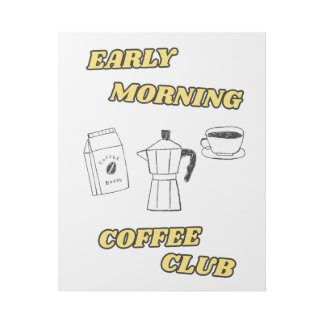 Coffee Club Wall Art ☕ Stylish Café & Kitchen Deco