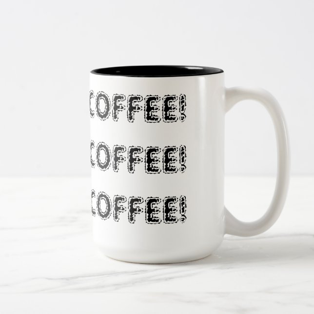 COFFEE COFEE COFFEE Mug - Customized (Right)