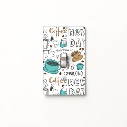 Coffee Coffee Coffee Light Switch Cover