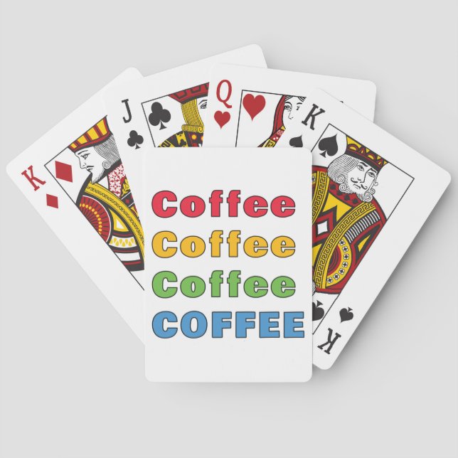 Coffee Coffee Coffee      Poker Cards (Back)