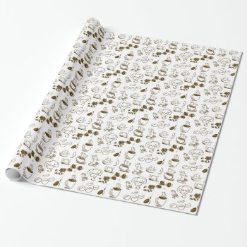Coffee Coffee Coffee Wrapping Paper by LironPeer at Zazzle