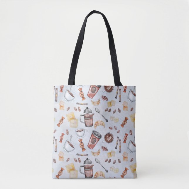 Coffee coffeemania caffeine tote bag (Front)