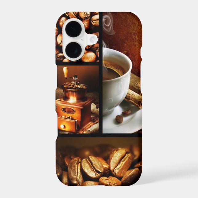Coffee Collage 2 Iphone Case (Back)