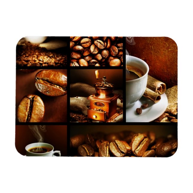 Coffee Collage 2 Magnet (Horizontal)