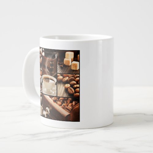 Coffee Collage Large Coffee Mug