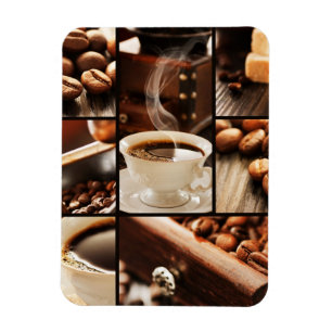 Coffee Collage Magnet
