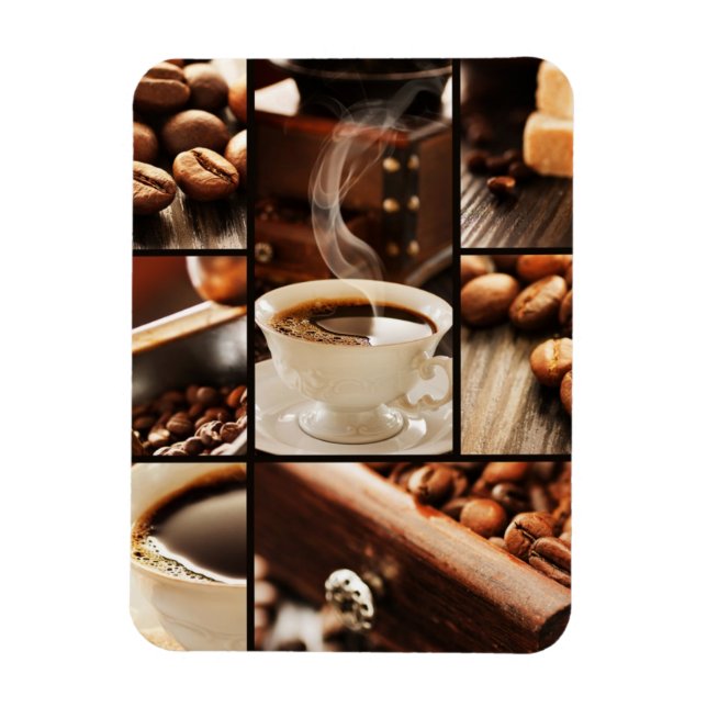 Coffee Collage Magnet (Vertical)
