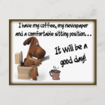 Coffee Comfort Postcard
