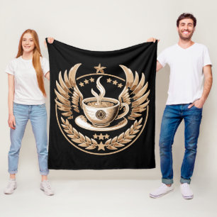 Coffee Commander Fleece Blanket