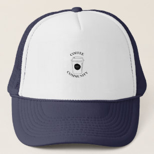 coffee community trucker hat