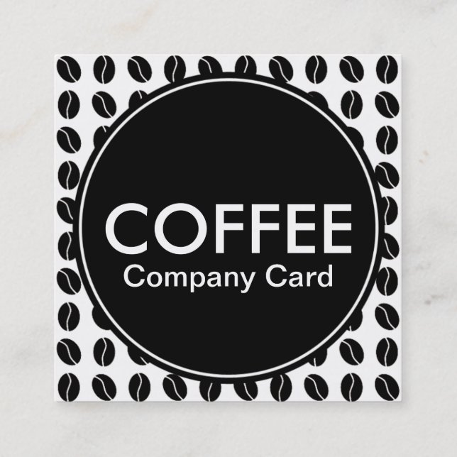 coffee company card (Back)