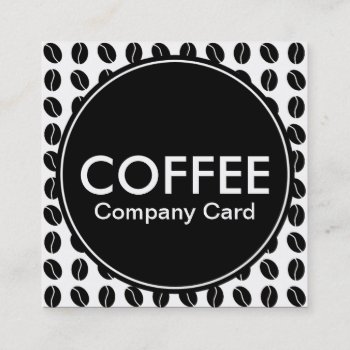 Coffee Company Card by identica at Zazzle