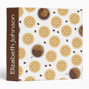 Coffee & Cookies 3 Ring Binder